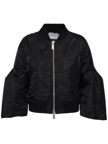 Veste Bomber En Sergé De Nylon - SACAI - Modalova