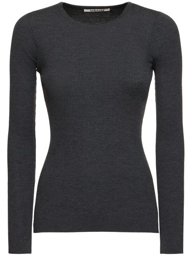 Pull-over En Maille De Laine Ultra-fine - AURALEE - Modalova