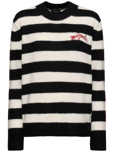 Pull-over En Alpaga Mélangé Brossé À Logo - MARC JACOBS - Modalova