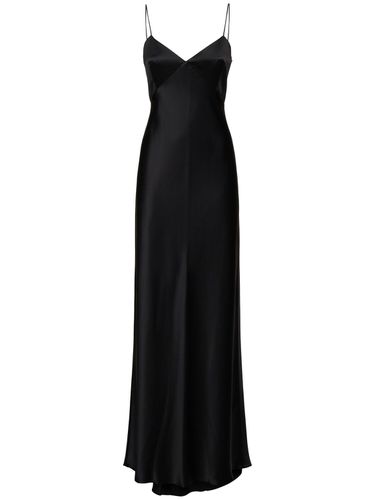 Robe Longue En Satin De Soie Riccio - MAX MARA - Modalova