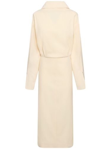 Robe Midi En Laine Mélangée - CARVEN - Modalova