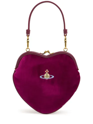 Sac À Main En Velours Belle Heart Frame - VIVIENNE WESTWOOD - Modalova