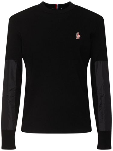 Wool Blend Turtleneck Sweatshirt - MONCLER GRENOBLE - Modalova