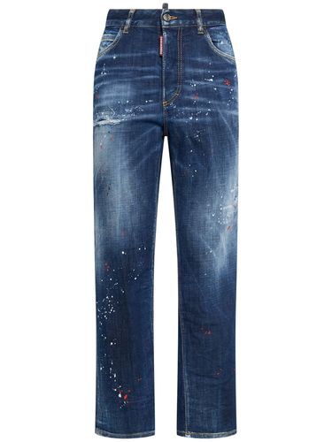 Jean Droit Taille Haute Boston - DSQUARED2 - Modalova