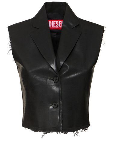 Gilet Boutonné En Laine Mélangée G-baryt - DIESEL - Modalova