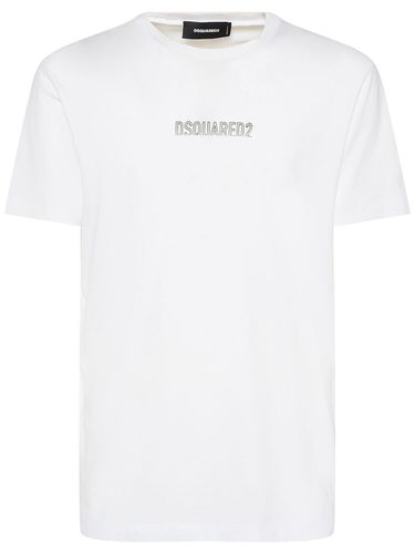 T-shirt Cool Fit En Coton - DSQUARED2 - Modalova