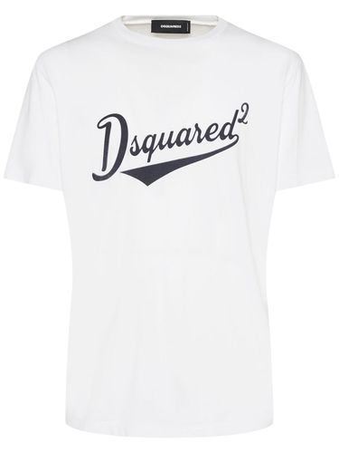 T-shirt Cool Fit En Coton - DSQUARED2 - Modalova