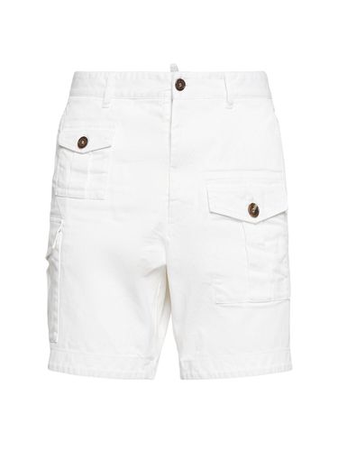 Pantalon Cargo En Coton Stretch Sexy - DSQUARED2 - Modalova