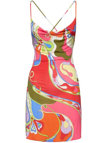 Robe Chemise En Satin Imprimé - PUCCI - Modalova