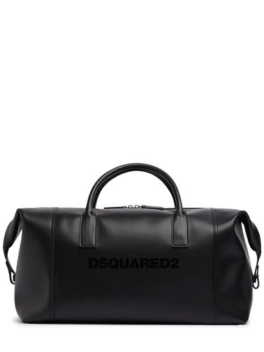 Sac De Voyage En Cuir À Logo - DSQUARED2 - Modalova