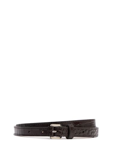 Ceinture En Cuir Embossé Carolyn - MICHAEL KORS COLLECTION - Modalova