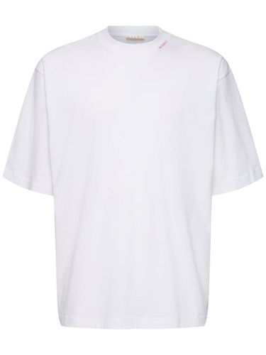 T-shirt Relaxed En Coton Biologique - MARNI - Modalova