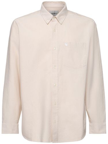 Chemise Oxford Manches Longues À Logo - CARHARTT WIP - Modalova