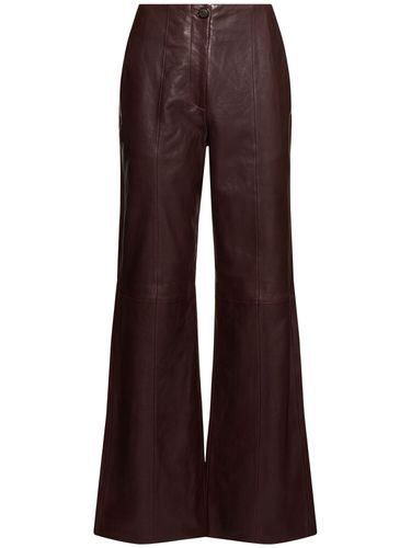 Pantalon Droit En Cuir - FORTE_FORTE - Modalova