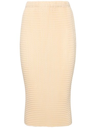 Jupe Midi En Coton Mélangé Spongy-48 - ISSEY MIYAKE - Modalova