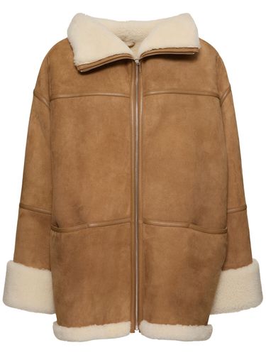 Manteau Zippé En Shearling - TOTEME - Modalova