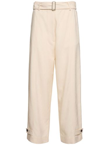 Pantalon Ample En Viscose Mélangée - MSGM - Modalova