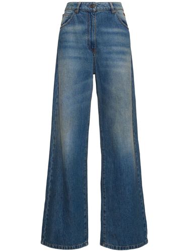 Jean Boyfriend Taille Mi-haute - MSGM - Modalova