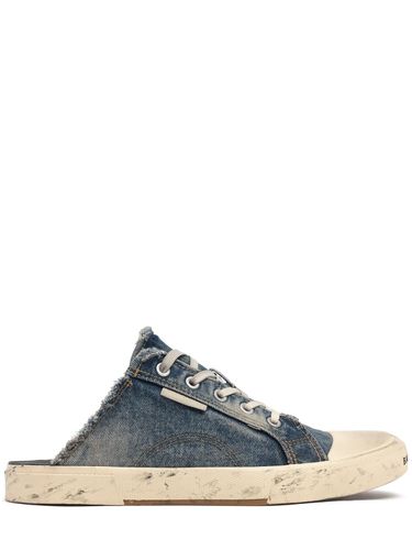 Sneakers En Denim Paris - BALENCIAGA - Modalova