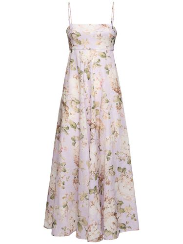 Robe En Lin Acacia - ZIMMERMANN - Modalova