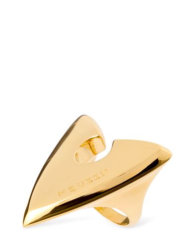 Bague En Laiton Arrow - ALEXANDER MCQUEEN - Modalova