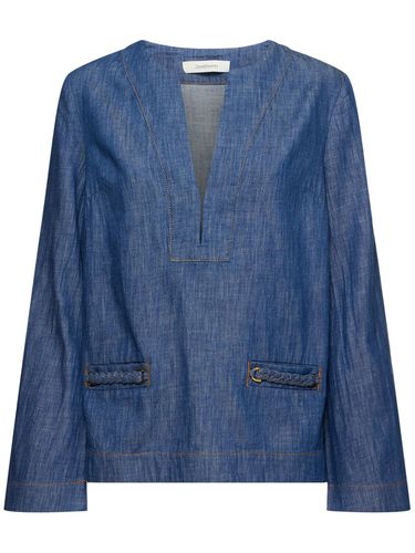 Haut Tunique En Denim Stretch Wylie - ZIMMERMANN - Modalova