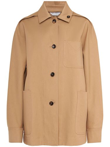 Surchemise En Gabardine De Coton Moneta - MAX MARA - Modalova