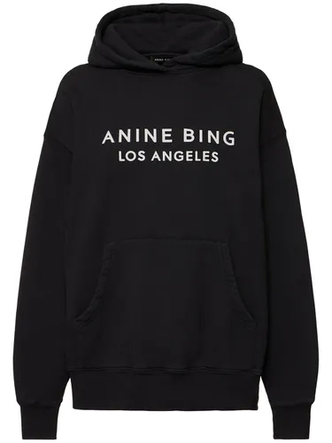 Sweat-shirt À Capuche Avec Logo Alto - ANINE BING - Modalova