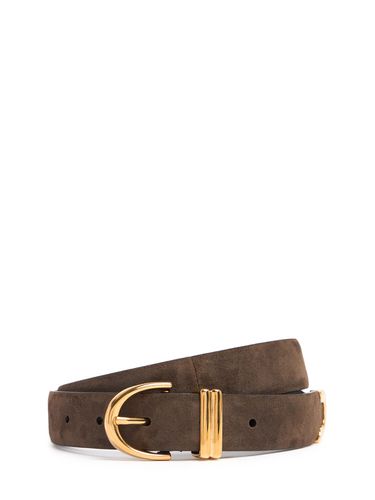 Ceinture En Daim Bambi Skinny - KHAITE - Modalova