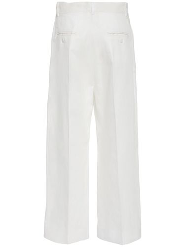 Pantalon Ample En Toile De Lin Et Coton Zircone - WEEKEND MAX MARA - Modalova