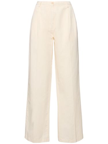 Pantalon Ample En Coton Et Lin - ASPESI - Modalova