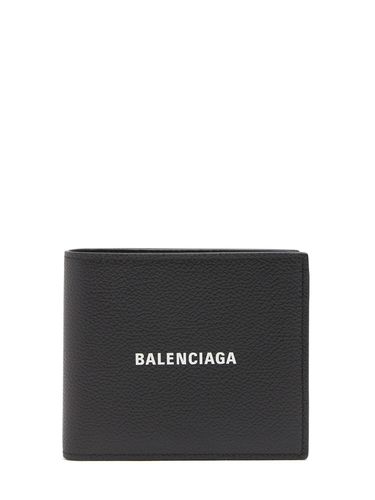 Portefeuille En Cuir Imprimé Logo - BALENCIAGA - Modalova