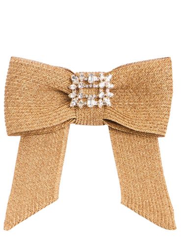 Barrette À Cheveux Nœud Rv Broche - ROGER VIVIER - Modalova