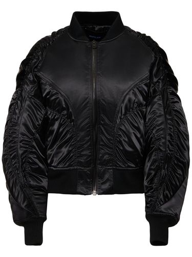 Veste Bomber En Tissu Technique Brillant - MUGLER - Modalova