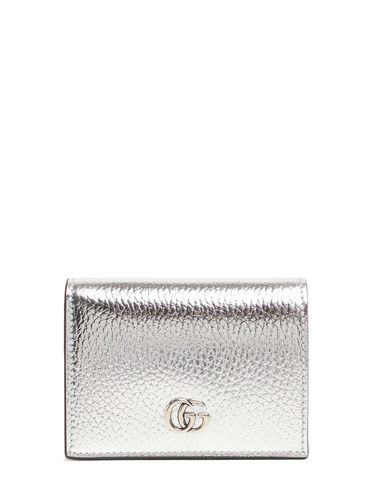 Portefeuille En Cuir Gg Petite Marmont - GUCCI - Modalova