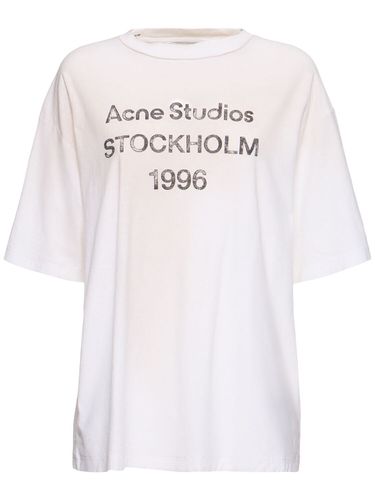 T-shirt En Coton Mélangé Exford U 1996 - ACNE STUDIOS - Modalova