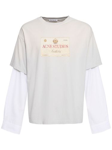 T-shirt Doublé Edra - ACNE STUDIOS - Modalova