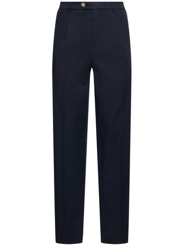 Pantalon En Gabardine De Coton Stretch - BRUNELLO CUCINELLI - Modalova