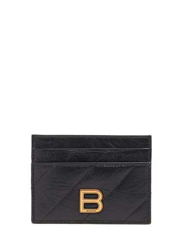 Porte-cartes En Cuir Matelassé Crush - BALENCIAGA - Modalova