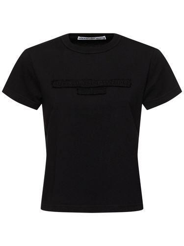 T-shirt D’aspect Usé À Logo - ALEXANDER WANG - Modalova