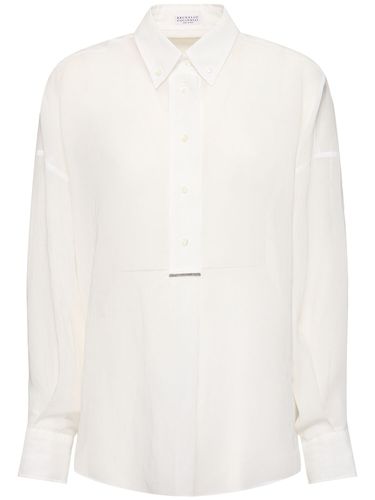 Chemise En Gaze De Coton - BRUNELLO CUCINELLI - Modalova