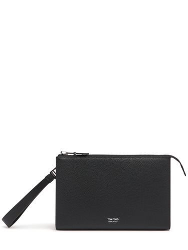 Pochette Mini En Cuir Grainé Souple - TOM FORD - Modalova