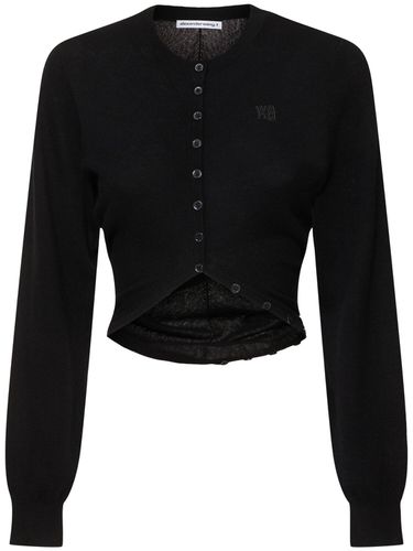 Cardigan Avec Bas Fendu - ALEXANDER WANG - Modalova