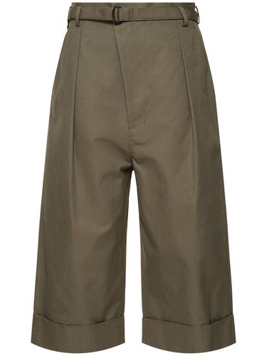 Pantalon Ample Loose En Toile De Coton Mackin - YOHJI YAMAMOTO - Modalova