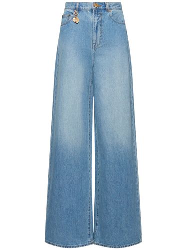 Jean Ample En Denim De Coton Crush - ZIMMERMANN - Modalova