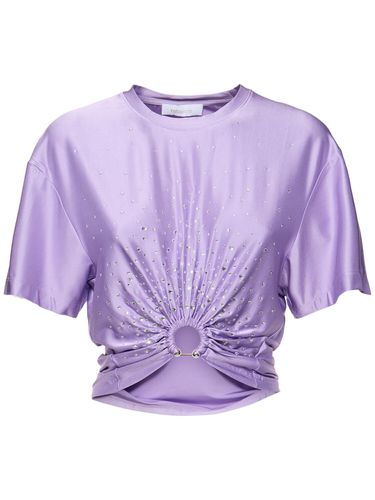 T-shirt En Jersey Embelli - RABANNE - Modalova