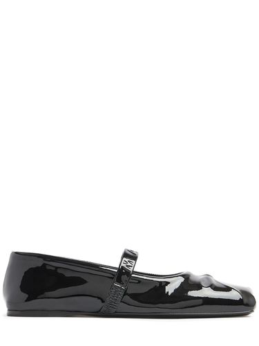 Chaussures Plates En Cuir Verni 10 Mm - MARNI - Modalova