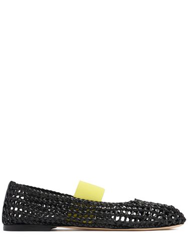 Ballerines En Mesh De Cuir 10 Mm - MSGM - Modalova