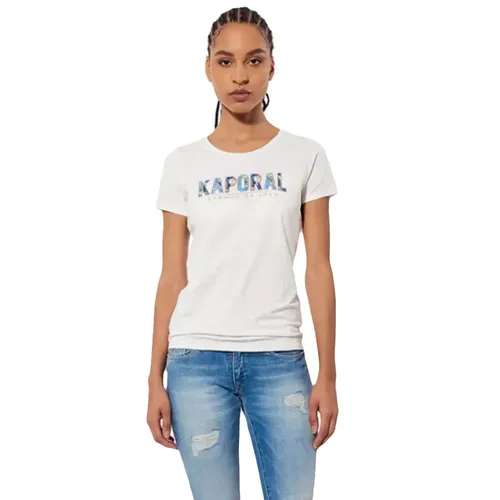 T shirt Kaporal Kecil Femme Blanc - Kaporal - Modalova