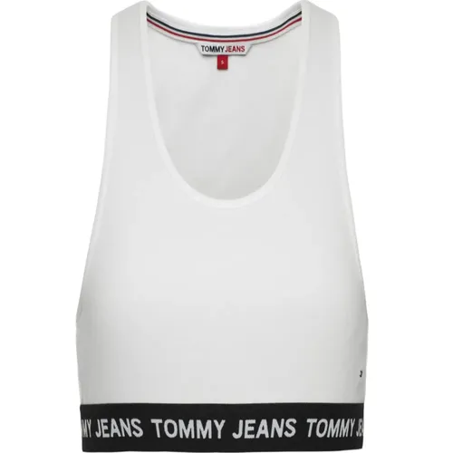 Débardeur Logo wb crop top - Tommy Jeans - Modalova